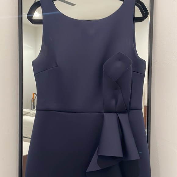 Eliza J Navy Blue Mermaid Gown - Picture 2 of 7